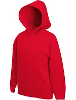 Fruit of the Loom Classic Kids Hooded Sweat Dětská mikina s kapucí 16.2043 red