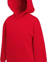 Fruit of the Loom Classic Kids Hooded Sweat Dětská mikina s kapucí 16.2043 red