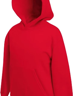 Classic Kids Hooded Sweat Dětská mikina s kapucí model 22534562 red - Fruit of the Loom