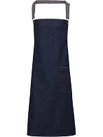 Premier PR 134 Denim zástěra s laclem "District" 39.0134 indigo denim