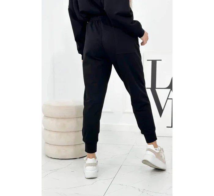 Set 2dílná mikina + kalhoty Černá