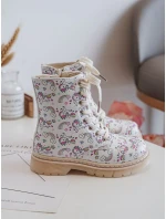 Dětské Boty S Zipem Bežové model 21634754 - Boto