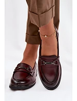 Kožené dámské mokasyny Vinceza 39983 bordó Kožené dámské mokasyny Vinceza 39983 bordó