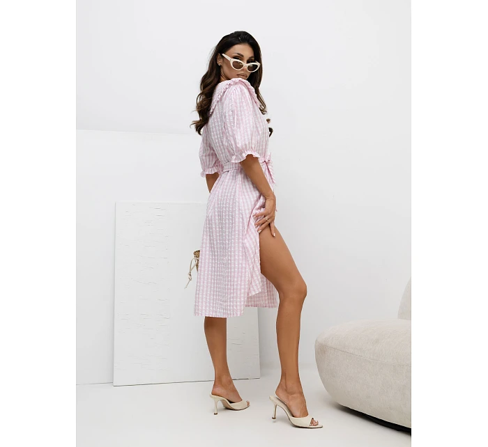 Šaty MI SK 32807 1.17P světle růžové