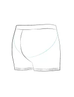 Pánské plavky L4 6 tm.modrá - Self