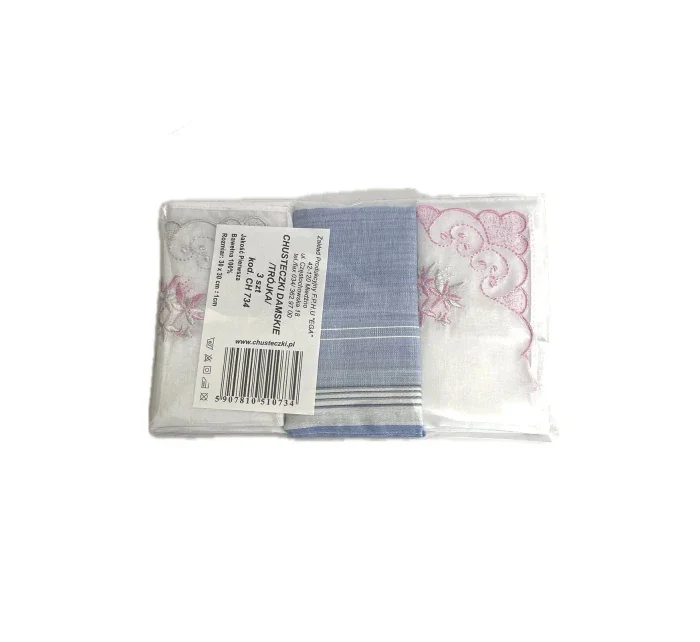 Dámské kapesníky CH-734 A'3 vícebarevné - Ega Dámské kapesníky CH-734 A'3 vícebarevné - Ega