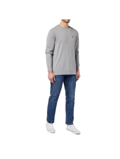 Pánský svetr UM0UM02629 tr  šedý - Tommy Hilfiger