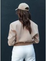 Dámská krátká bunda VERPI béžová FashionStreet TY4409