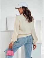 Dámský svetr v velikosti beige Dstreet model 21982131 - FashionStreet