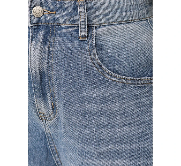 Dámské baggy džíny s vysokým pasem modré FashionStreet UY2927