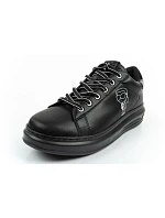 Karl Lagerfeld pánské boty Kapri tenisky přírodní kůže černé