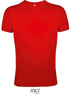 SOL'S Regent Fit Pánské tričko "Slim Fit" 25.0553 red