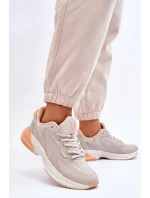 Pohodlné sportovní boty Memory Foam System Big Star model 21611874 Béžove - Big Star Shoes Pohodlné sportovní boty Memory Foam System Big Star model 21611874 Béžove - Big Star Shoes