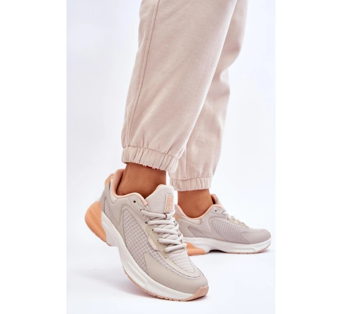 Pohodlné sportovní boty Memory Foam System Big Star model 21611874 Béžove - Big Star Shoes Pohodlné sportovní boty Memory Foam System Big Star model 21611874 Béžove - Big Star Shoes