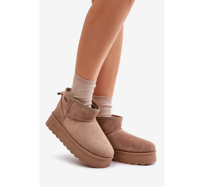 sněhule na platformě Big Star béžové model 21677565 - Big Star Shoes sněhule na platformě Big Star béžové model 21677565 - Big Star Shoes