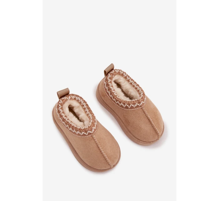 Sněhule Dětské Kotníkové Na Platformě Zateplené Kožešinou Béžové Vilabria Sněhule Dětské Kotníkové Na Platformě Zateplené Kožešinou Béžové Vilabria