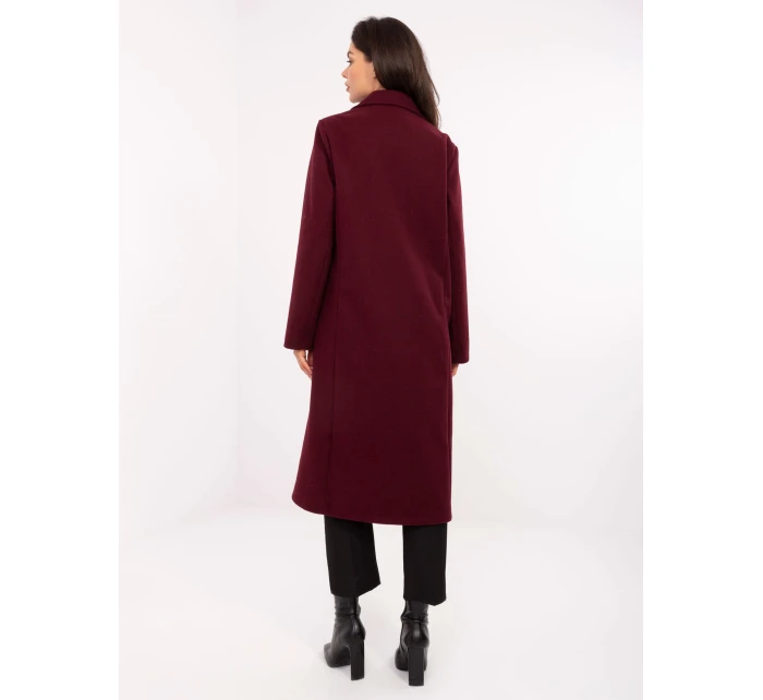 Kabát IT EN 80320.65 bordó Kabát IT EN 80320.65 bordó