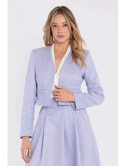 sako bez s podšívkou světle modré model 22152154 - STYLOVE