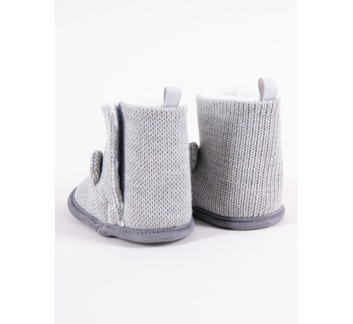 Chlapecké boty na suchý zip model 17945706 Grey - Yoclub