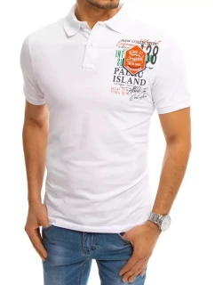 FashionStreet bílá polokošile s potiskem PX0370