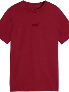 Dětské tričko Puma ESS Small No.1 Logo Centered Tee, hnědé, 692975, velikost 23