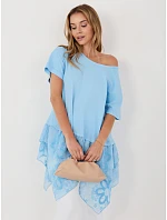 Bluzka IT SK model 22089447 jasny niebieski - FPrice