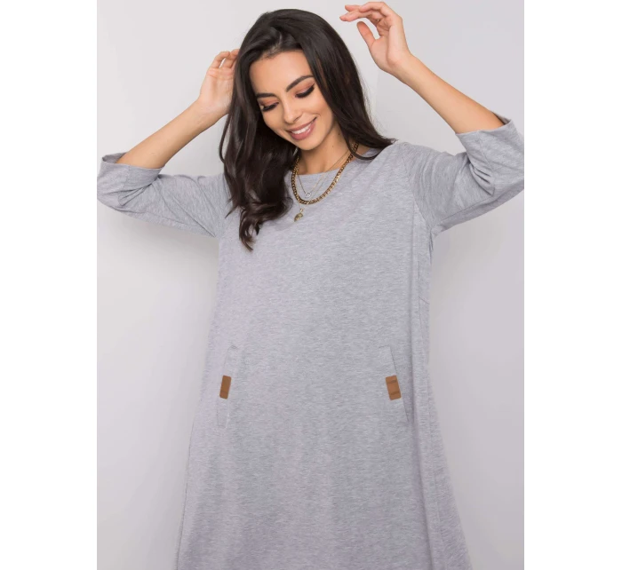 Šaty RV SK 6274.36P šedá