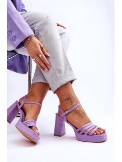 Sandály na podpatku model 179119 Step in style