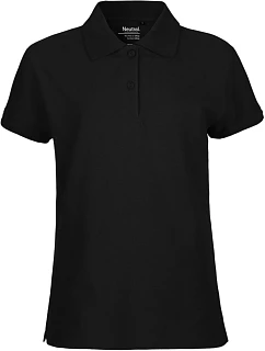 Neutral O 22980 Dámské piqué polo z bio bavlny 77.2280 black