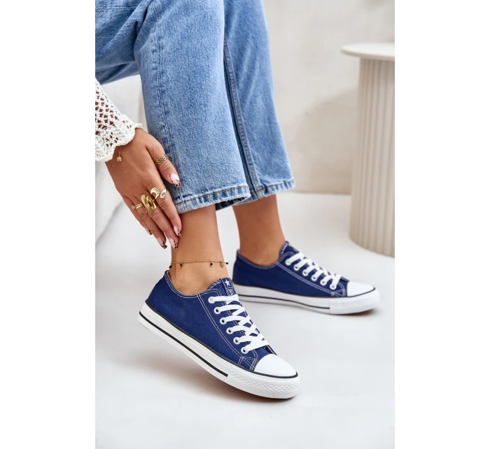 Dámské Klasické Tenisky Tmavě Modré Ecoma Dámské Klasické Tenisky Tmavě Modré Ecoma