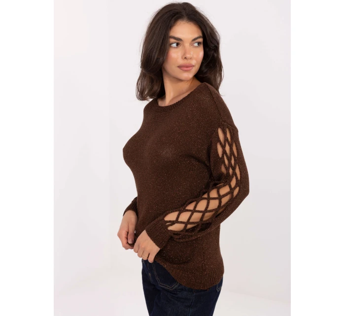 Jumper MI SW 1606.96 tmavě hnědý Jumper MI SW 1606.96 tmavě hnědý