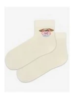 TENKÉ PONOŽKY BARVA 2-6 LET DÍVKY OFF WHITE 21-23 TENKÉ PONOŽKY BARVA 2-6 LET DÍVKY OFF WHITE 21-23