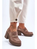 Polobotky na podpatku model 183961 Step in style Polobotky na podpatku model 183961 Step in style