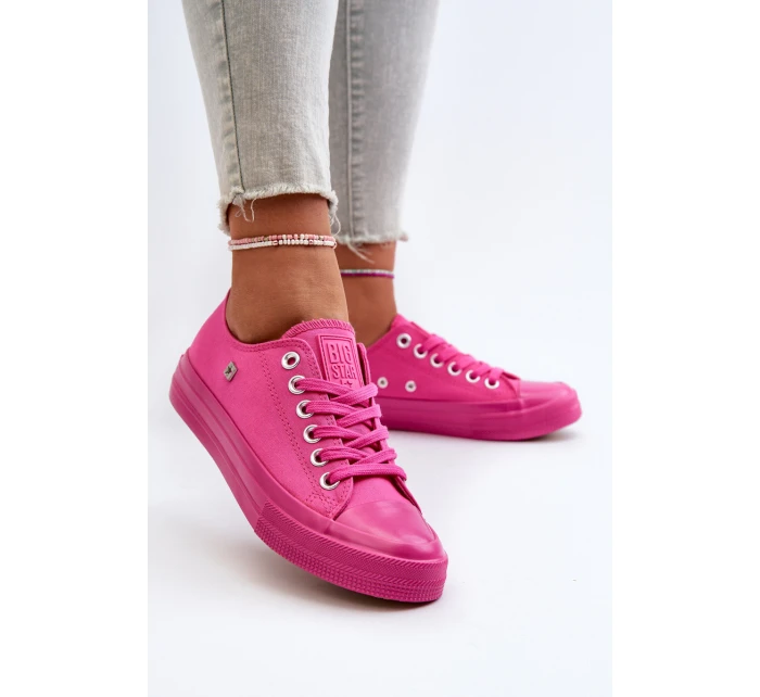 Klasické dámské tenisky Big Star NN274290 Fuksie Klasické dámské tenisky Big Star NN274290 Fuksie