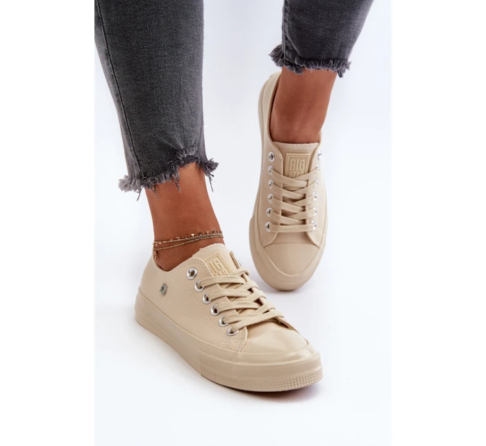 Klasické Dámské Tenisky Big Star NN274286 Bežové Klasické Dámské Tenisky Big Star NN274286 Bežové