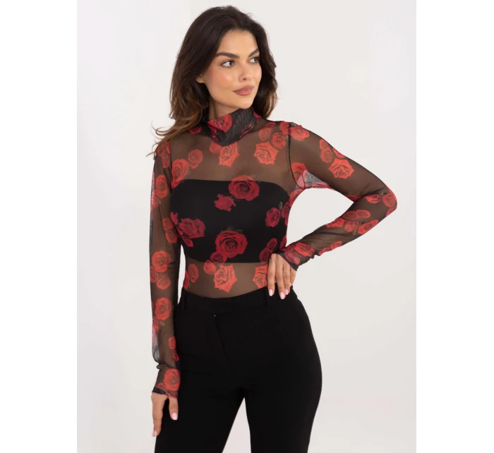 Halenka DHJ BZ  černá a červená model 20592045 - FPrice