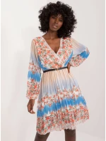 Šaty DHJ SK 10201 1.85 světle béžová Šaty DHJ SK 10201 1.85 světle béžová