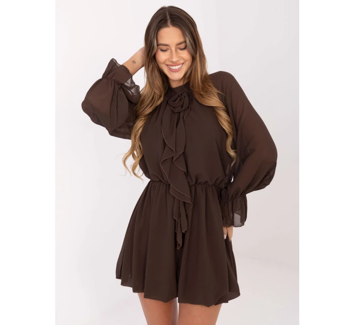 Sukienka MI SK model 21409570 brązowy - FPrice