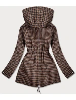 Hnědo-černá oboustranná dámská bunda (W506) - Goodlooking