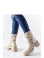 Boty na podpatku model 206526 Solea Boty na podpatku model 206526 Solea