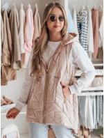 Dámská přechodná prošívaná vesta růžová Dstreet model 21987073 - FashionStreet