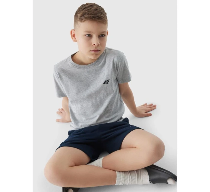 Hladké bavlněné tričko pro model 21431097 Junior - 4F Hladké bavlněné tričko pro model 21431097 Junior - 4F