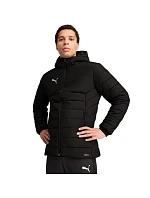 Kurtka męska Team Hooded Padded czarna 03 pánské model 21765548 - Puma