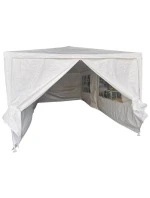 ZAHRADNÍ CATERINGOVÝ STAN PE 6x3M + 6 STĚN BÍLÝ