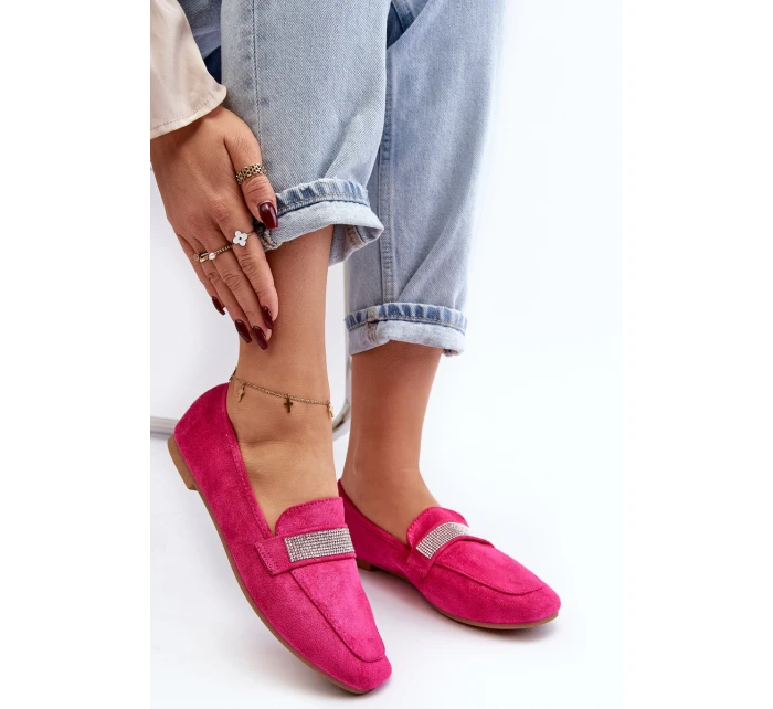 Dámské mokasíny s cirkony Fuchsie Ralrika Dámské mokasíny s cirkony Fuchsie Ralrika