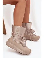 Kožené sněhule na platformě model 21728499 - Lee Cooper