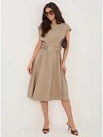 Sukienka MI SK  ciemny bezowy model 22109810 - FPrice