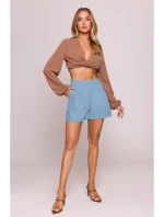 model 21136122 Džínové šortky světle modré - Moe