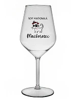 SOM MAČKONALÁ. MAČKOROŽEC - priehľadný nerozbitný pohár na víno 470 ml SOM MAČKONALÁ. MAČKOROŽEC - priehľadný nerozbitný pohár na víno 470 ml