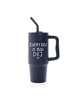 EVERY DEJ IS GUD DEJ - tmavě modrý cestovní termohrnek 900 ml EVERY DEJ IS GUD DEJ - tmavě modrý cestovní termohrnek 900 ml